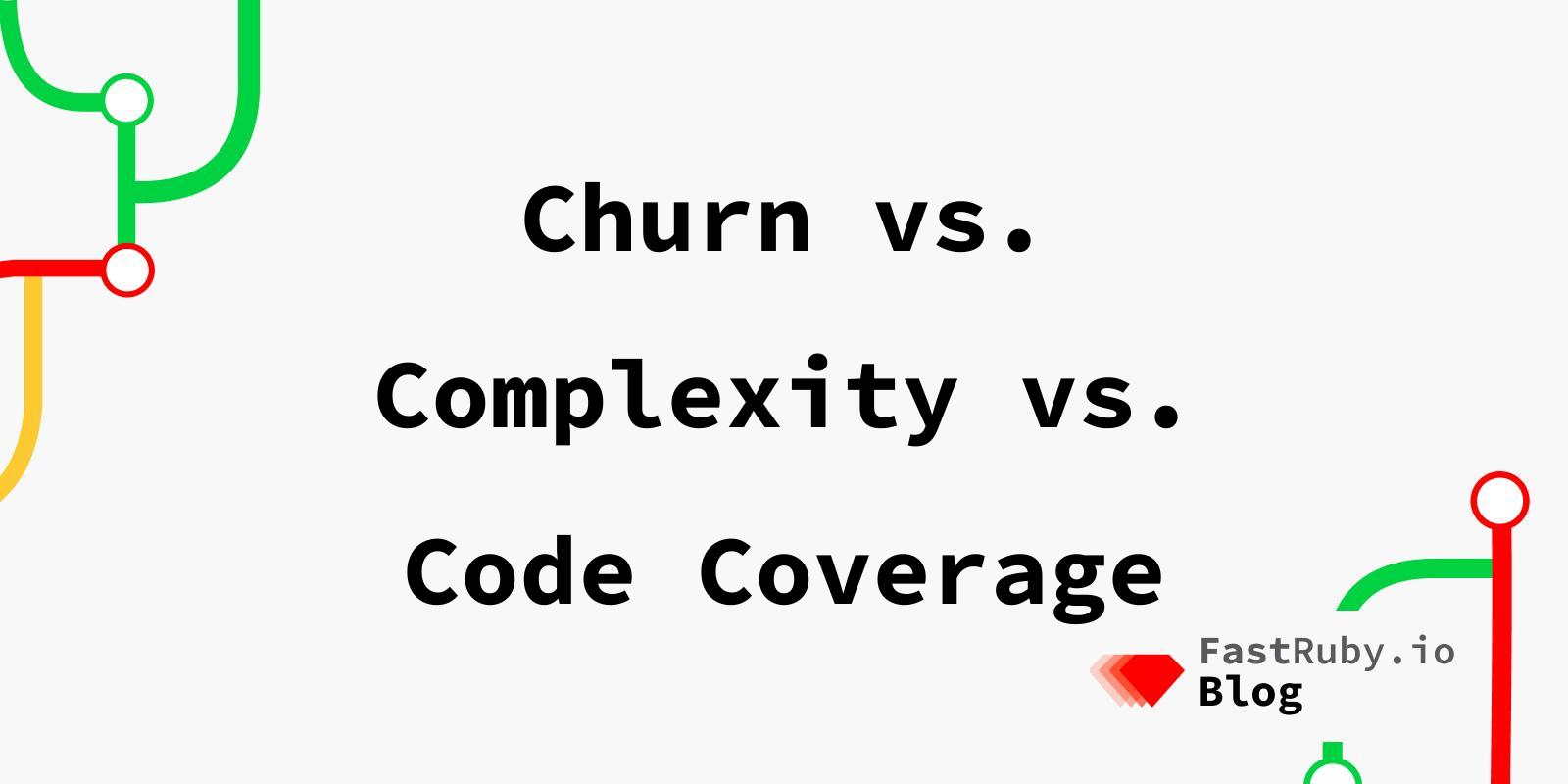 Churn vs. Complexity vs. Code Coverage