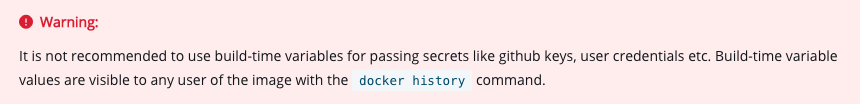 Passing secrets to Docker